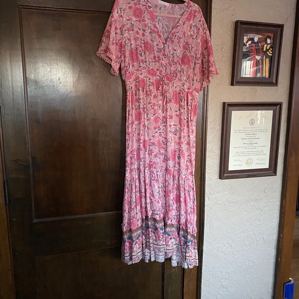 R Viomos pink dress XL.